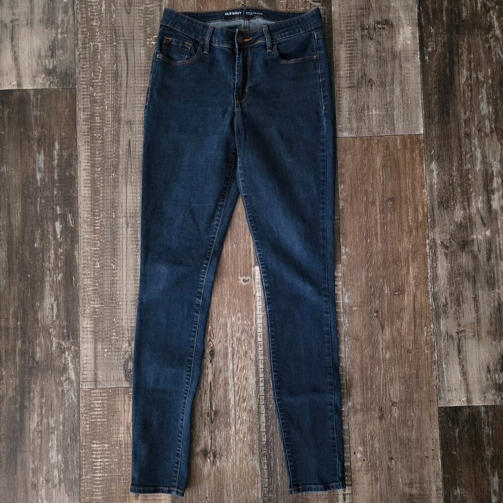 Old Navy Rockstar Mid Rise Jeans Size 8 Tall